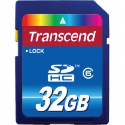   SDHC 32GB Class 6 Transcend TS32GSDHC6-P2 +  USB