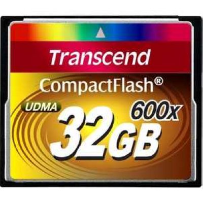   Compact Flash Card 32GB Transcend 600x TS32GCF600