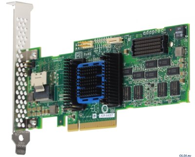 Adaptec ASR-6405T SGL  SAS 2272700-R (PCI-E v2 x8, LP, SAS 6G, RAID 0,1,10,5,6,50, 4port(