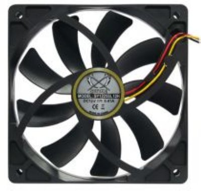   . Scythe Slip Stream 120 Fan, 120x120x25mm, 1600rpm (SY1225SL12H)