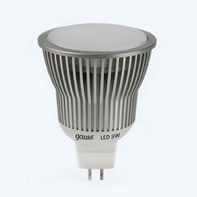   Gauss LED MR16 GU5.3-dim 8W SMD AC220-240V 4100K 