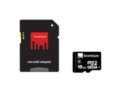   16Gb - Strontium - Micro Secure Digital HC Class 10 SR16GTFC10A    SD