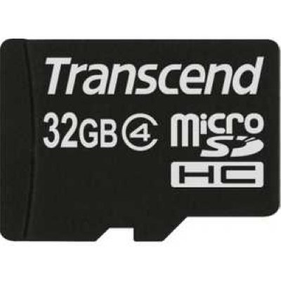   MicroSDHC 32GB Class4 Transcend   (TS32GUSDC4)