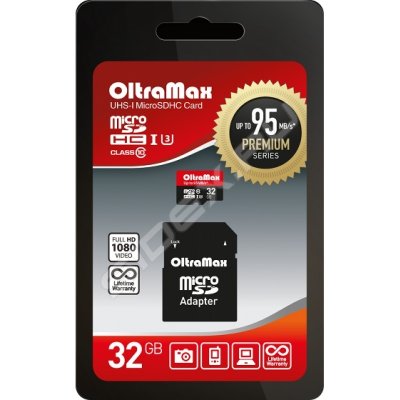   TransFlash 32Gb MicroSDHC Class 10 UHS-1 30 MB/s OltraMax, 