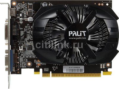  Palit GeForce GT 630 810Mhz PCI-E 2.0 1024Mb 3200Mhz 128 bit DVI HDMI HDCP BULK