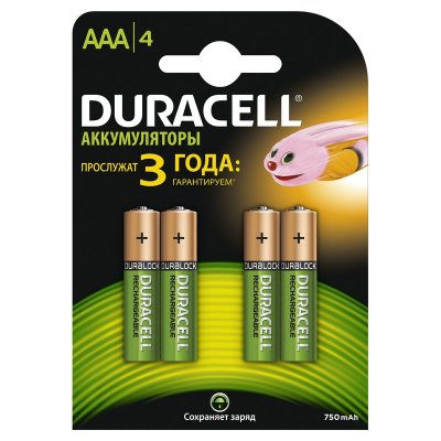  DURACELL AAA/HR03-4BL 750mAh /4