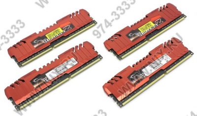   DDR3 16Gb (4x4Gb) PC3-17000 2133MHz DIMM G.SKILL Ripjaws Z Series, F3-17000CL11Q-16GBZ