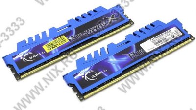   DDR3 8Gb (2x4Gb) PC3-17000 2133MHz DIMM G.SKILL Ripjaws X Series, F3-17000CL9D-8G