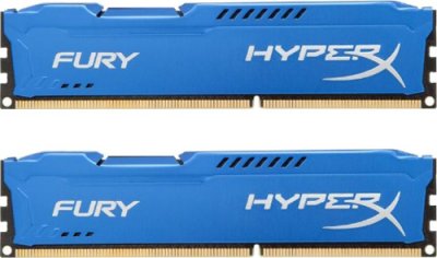  DIMM DIMM 16Gb 2x8Gb KIT DDR3 PC12800 1600MHz Kingston HyperX Fury Series (HX316C10FK2 / 16)