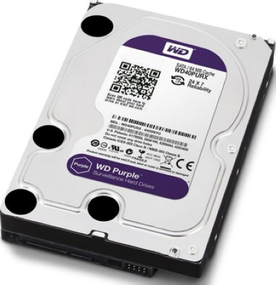    3,5" 4000Gb Western Digital (WD40PURX) 64Mb 7200rpm SATA3 Purple