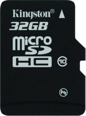   Micro SecureDigital Micro SecureDigital 32Gb HC Kingston (Class 10) (SDC10 / 32GBSP)