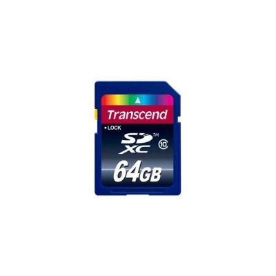   SecureDigital SecureDigital 64Gb Transcend SDXC UHS-I Class10 SD3.0 Premium 300X (TS64G