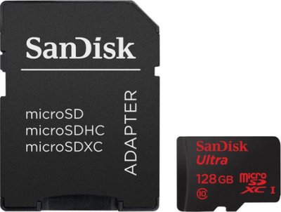   Micro SecureDigital Micro SecureDigital 128Gb SanDisk Ultra Imaging microSDXC class 10