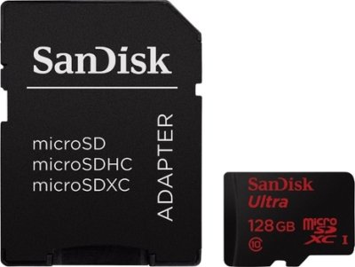   Micro SecureDigital Micro SecureDigital 128Gb SanDisk Ultra Imaging microSDXC class 10