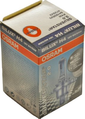   OSRAM  1 12V 55W Silverstar 2.0 +60% , 2 .