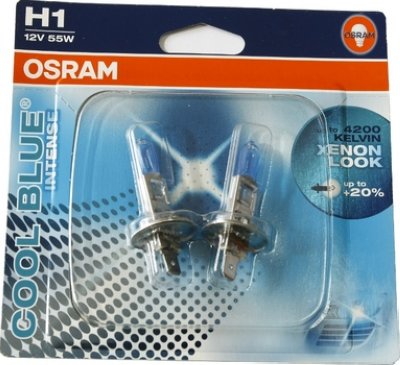  OSRAM COOL BLUE INTENSE (H1, 64150CBI-DUOBOX)