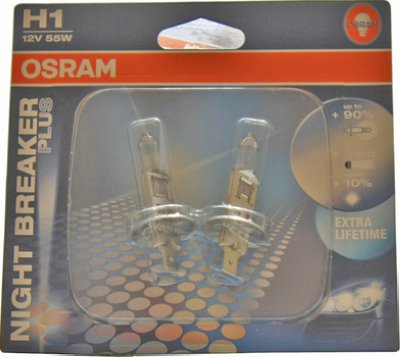  H1 55W Night Breaker Plus 2 . OSRAM