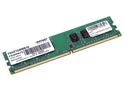   1GB, 800MHz, CL=6, PC2-6400 DDR2-SDRAM ECC Fully Buffered DIMMs (FBD) memory mod