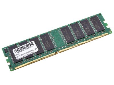   1Gb PC3200 400MHz DDR DIMM Transcend JM388D643A-5