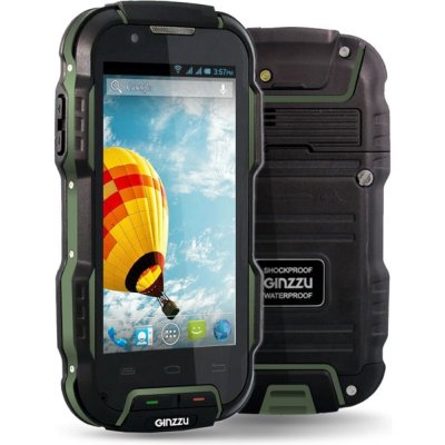   Ginzzu RS91D 2SIM 4" GPS Black/Green