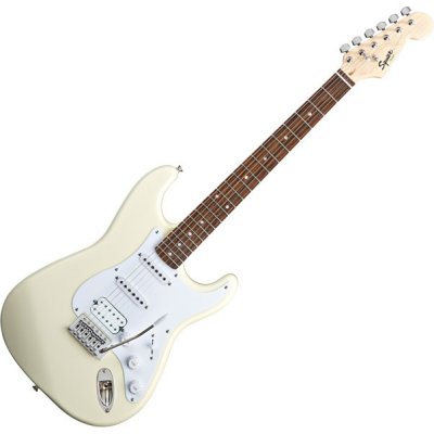  FENDER SQUIER BULLET STRAT TREMOLO HSS - RW - Arctic White