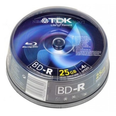  TDK BD-R 25GB 4x CB/25