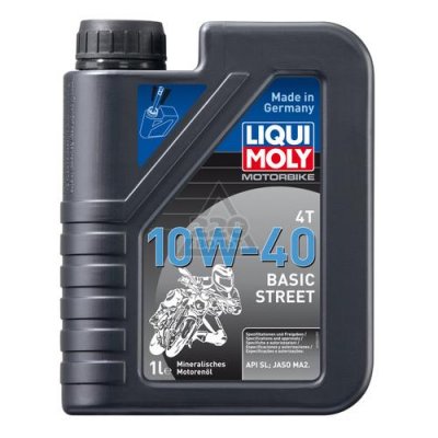     4-  1  10W-40 LIQUI MOLY Motorbike 4T Basic Street