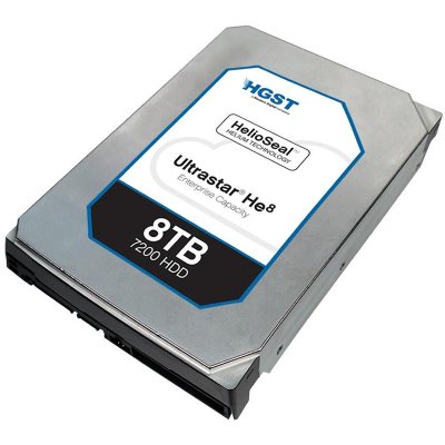   8.0Tb HGST Ultrastar He8 HUH728080AL5204, 3.5", SAS 6Gb/s, 128 MB Cache, 7200 RPM (0F23