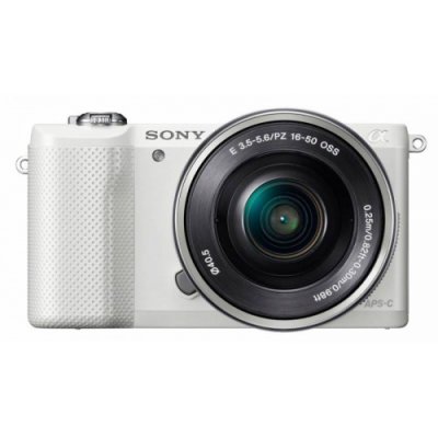  Sony ILCE A5000LW white 20.1Mpix 16-50mm 3" SDXC SDHC -  