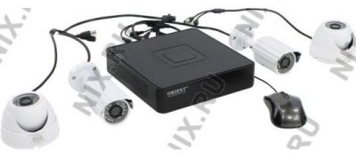   Orient (KIT-8204D-2Y2D) (4 Video In, 100FPS, SATA, LAN, USB2.0, VGA + 4 cam