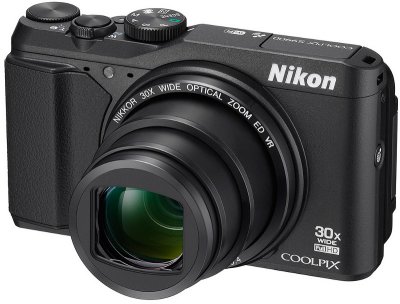  Nikon Coolpix S9900 Black (16Mp, 30x zoom, 3", SDHC, 1080P, GPS+, WiFi)