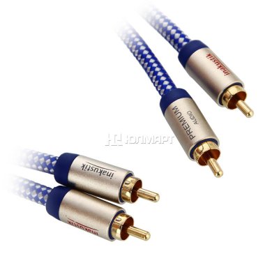   INAKUSTIK Premium Audio Cable, RCA,  0.75 