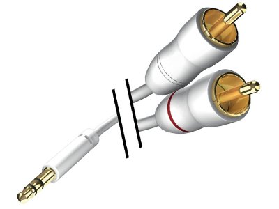   Inakustik Star MP3 Audio Cable Jack 3.5 - 2xRCA 10m 00310010