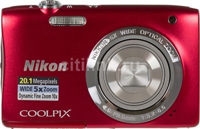  Nikon CoolPix S2900  20.1Mpix Zoom5x 2.7" 720p 25Mb SDXC CCD 1x2.3 IS el 10minF/E