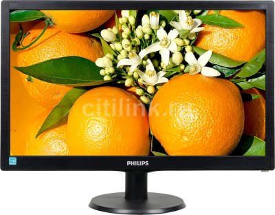  Philips 19.5" 203V5LSB2 (10/62)  TN+film LED 5ms 16:9  200cd 1600x900 D-Sub 2.3