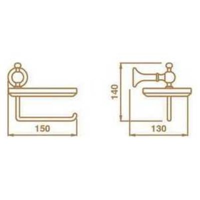 Bagno Associati  +   Regency RE23392 OLD Brass