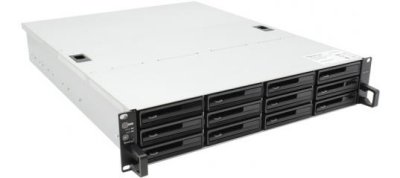   Synology (RS2414RP+) (12x3.5"/2.5"HDD SATA,RAID 0/1/5/6/10,4xGbLAN,2xUSB3.0,2xUSB2