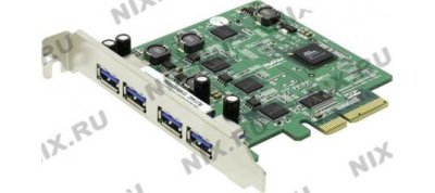  HighPoint RocketU 1144C (RTL) PCI-Ex4, USB3.0, 4 port-ext