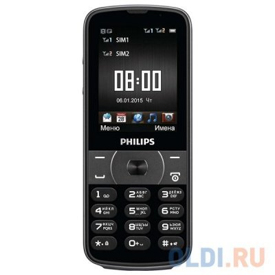   Philips E560 Xenium (Black) 2SIM/2.4"/320x240/   /MP3/FM-/31