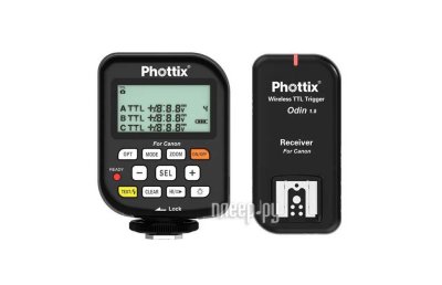 Phottix  Phottix Odin TTL Canon v1.5 Transmitter/Reciever 89060