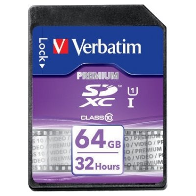   Verbatim SDXC Class 10 UHS-1 64GB