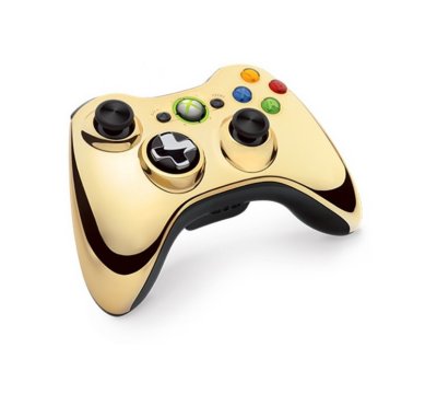 XBOX   Controller Chrome Gold ( ) 360)