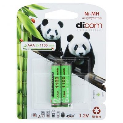  DICOM Panda AAA 1100 mAh, (4  )