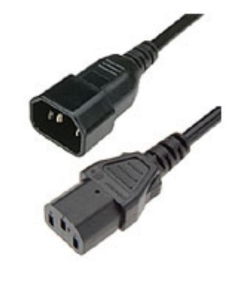   HP 10A, IEC320 -C14 to IEC 320-C13 cable 4.5 ft/1.37 m, x15