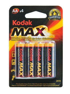  AA - Kodak MAX Alkaline 1.5V LR6 BL4 (4 )