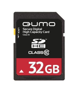   SecureDigital 32Gb QUMO (QM32GSDHC10U1), Class10 UHS-I