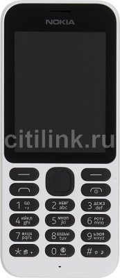   Nokia 215 DS White 2Sim/2.4"" 320x240/8MB RAM/16MB/0.3Mpix/2G/BT/1100mAh