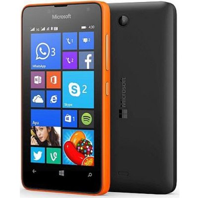  Microsoft Lumia 430 DS Black 2Sim/4"" 800x480/1.2GHz/1GB RAM/8GB/2Mpix/0.3Mpix/2G/3G/Wi-Fi/