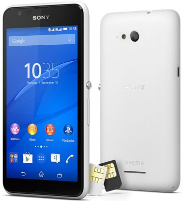  Sony Xperia E4G Duos E2033 White