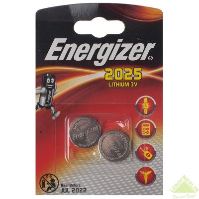   Energizer ENR CR 2025 FSB2, 2 .